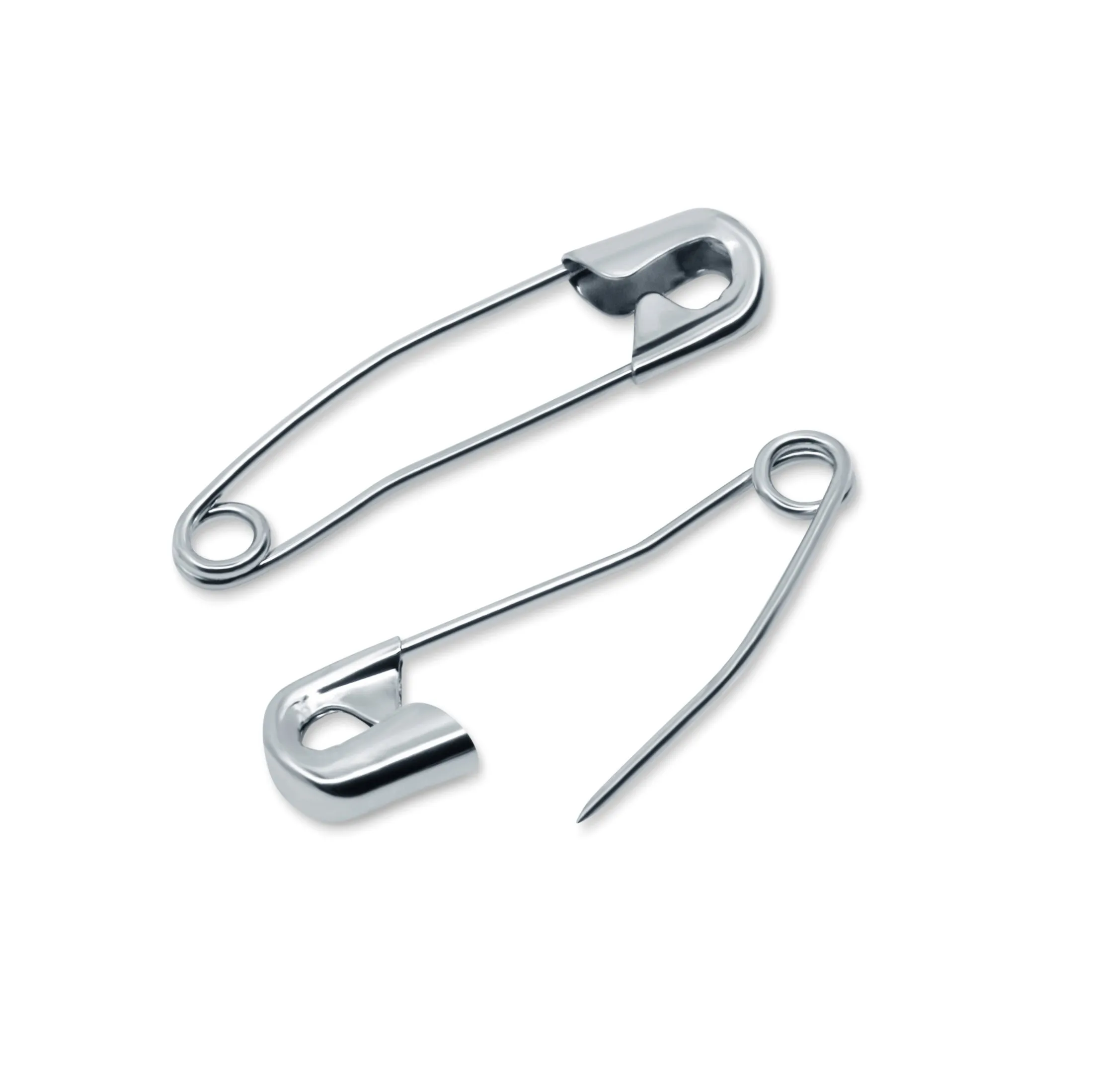 1-1/16" Curved Basting Pins, Nickel, 50 pc