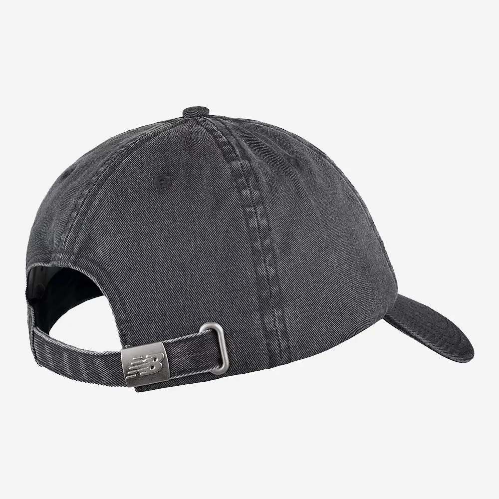 6-Panel Pigment Dyed Hat - Black