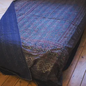 ajrakh gudri kantha throw - single (more colours available)