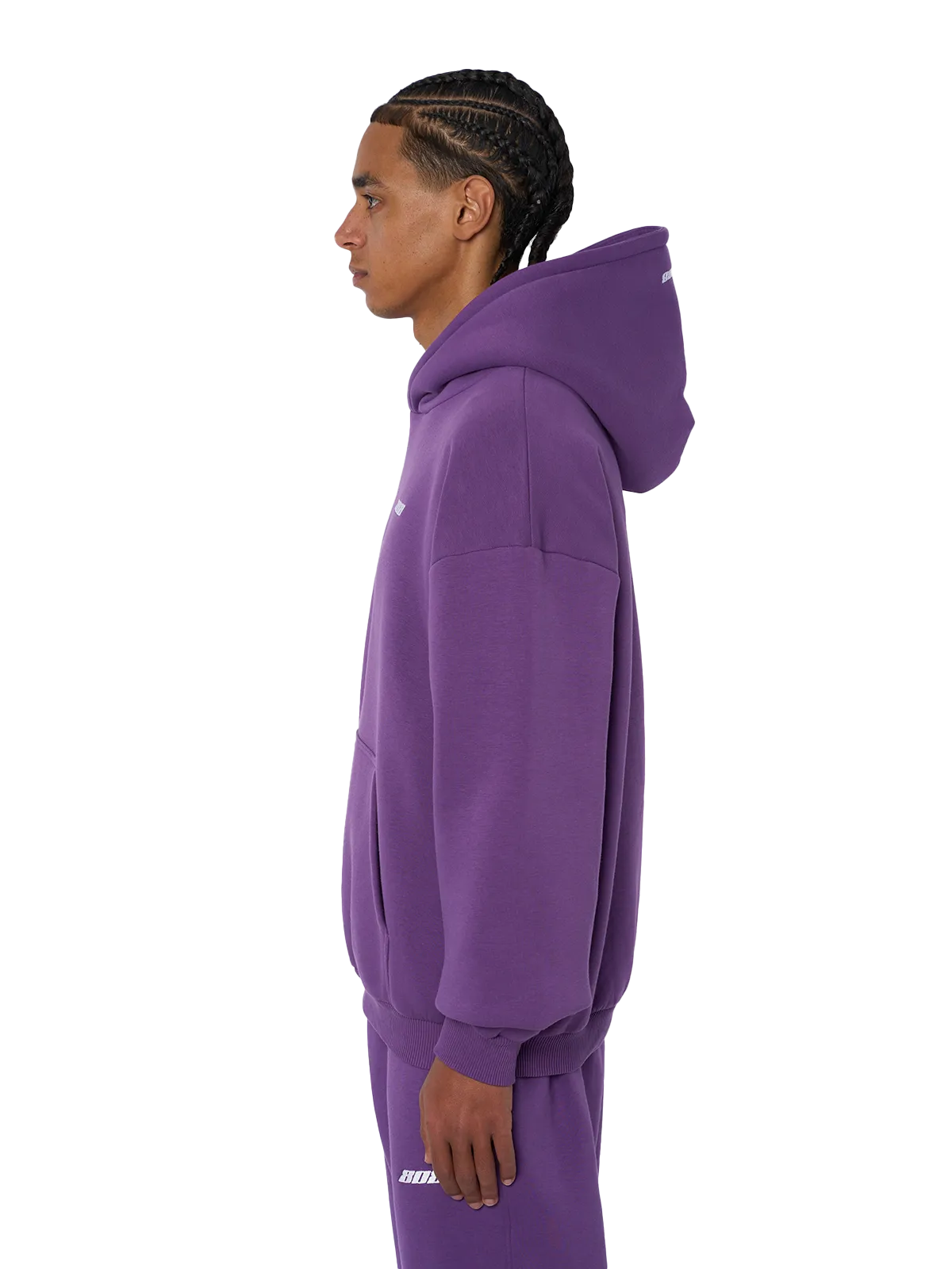 Basic Hoodie Lila