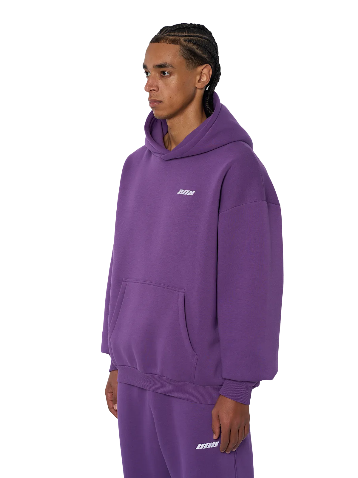 Basic Hoodie Lila