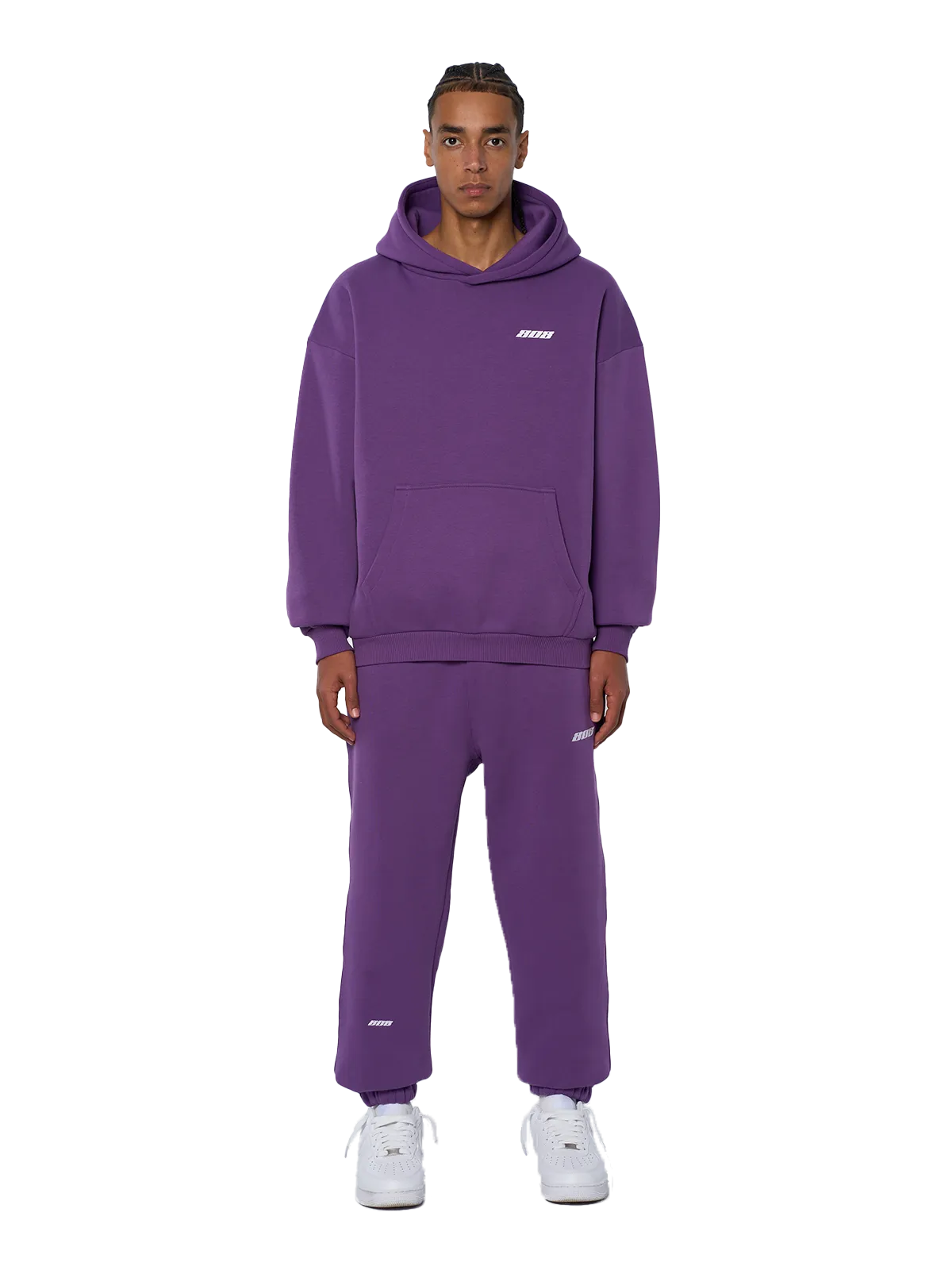 Basic Hoodie Lila