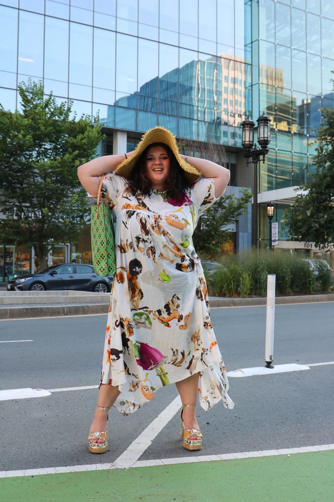 Collina Strada - Bloom Dress: Animals