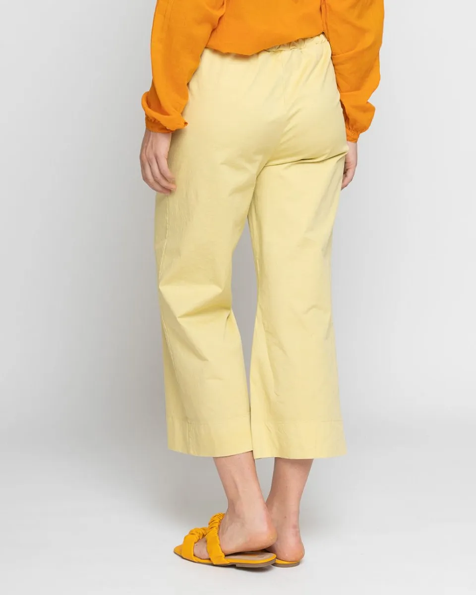Elastic Waist Drawstring Palazzo Sweatpant
