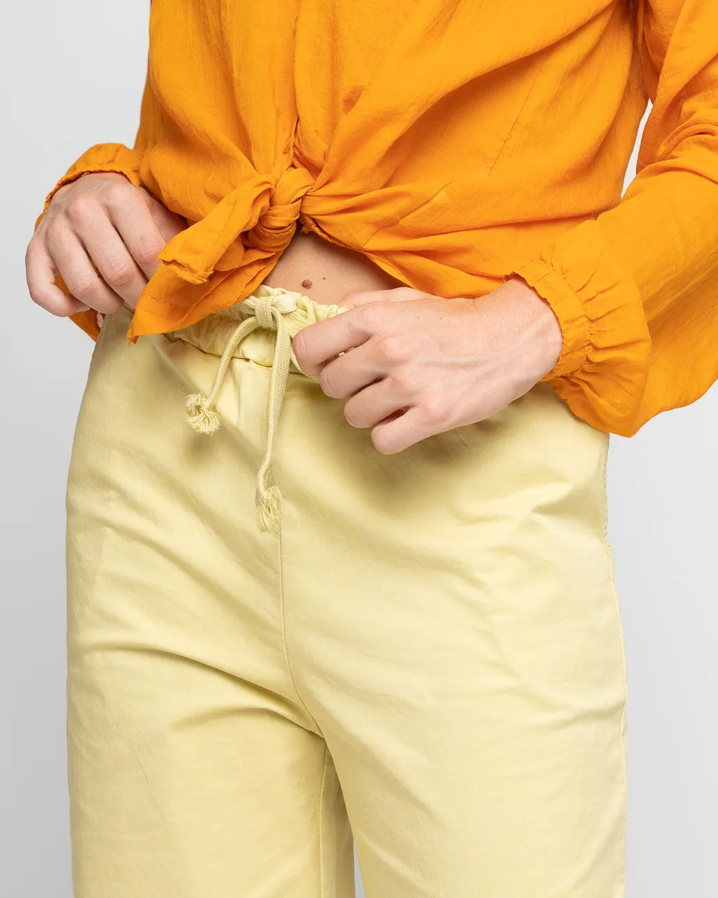 Elastic Waist Drawstring Palazzo Sweatpant