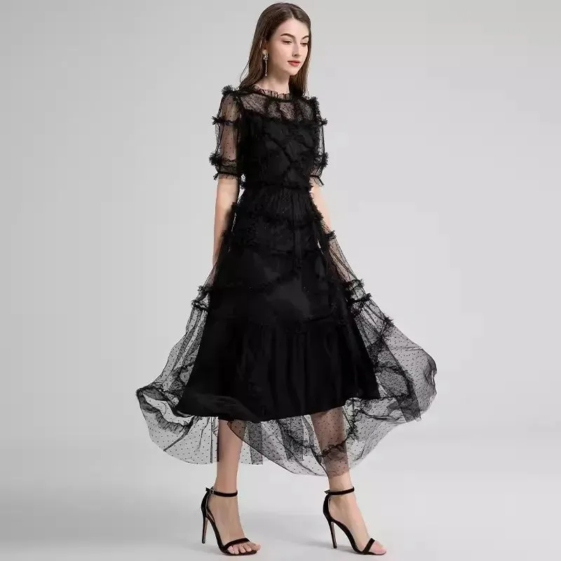 Hummingbird Haze Midi Dress
