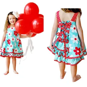 *Jelly the Pug* Corset Tie Back Dress II