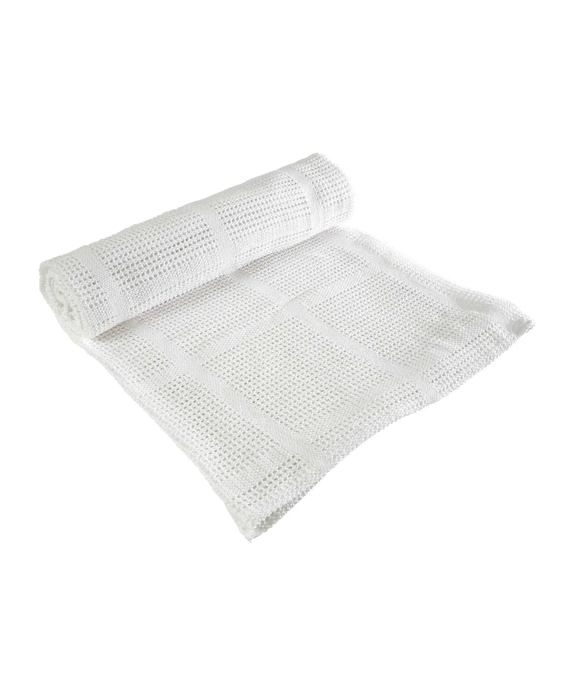 Large Cellular Blanket - White
