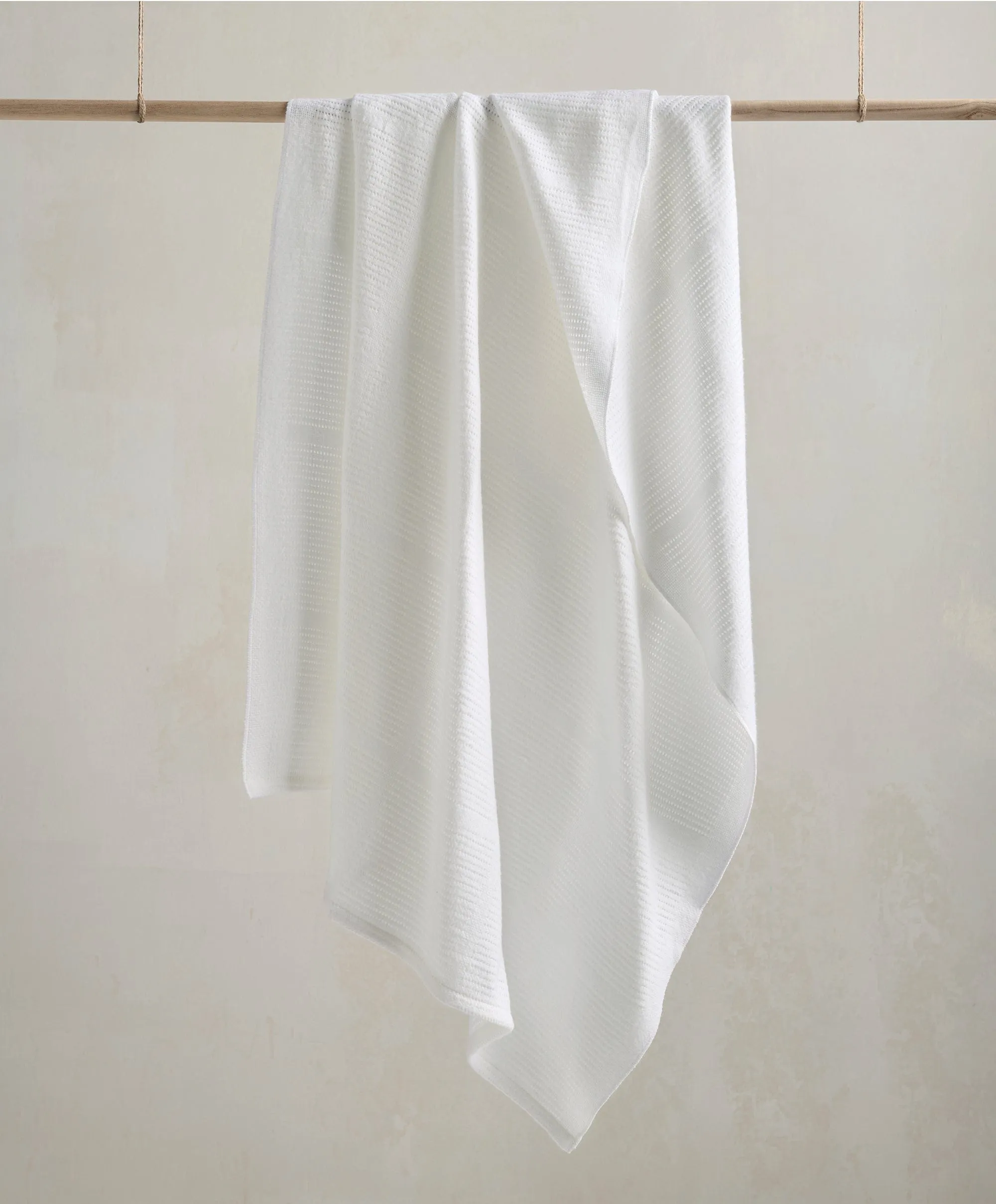 Large Cellular Blanket - White