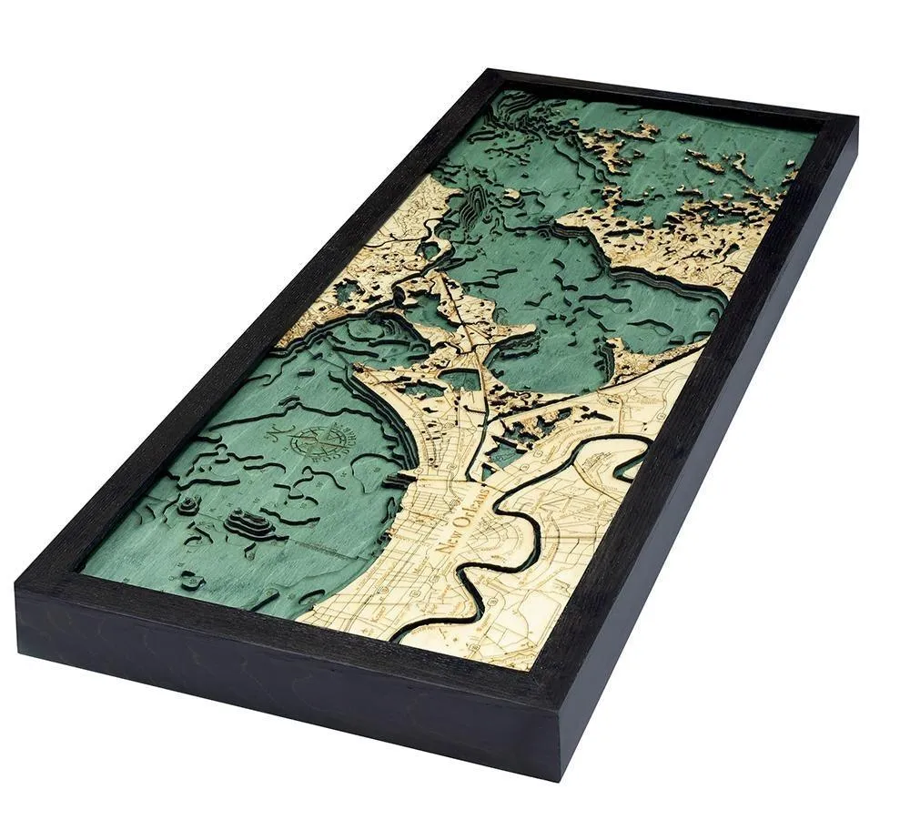 New Orleans Wood Chart