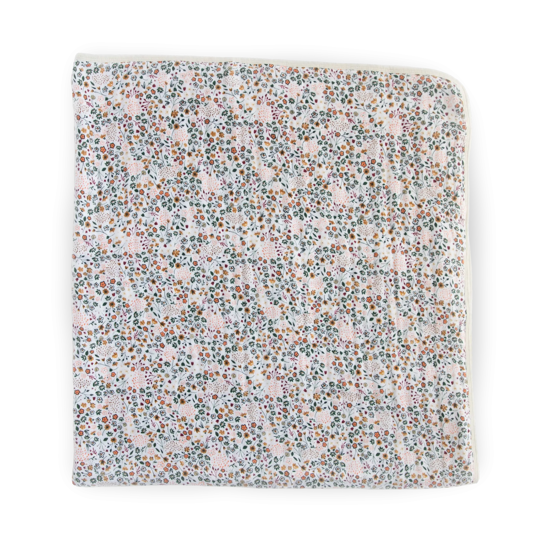 Original Cotton Muslin Quilt - Pressed Petals
