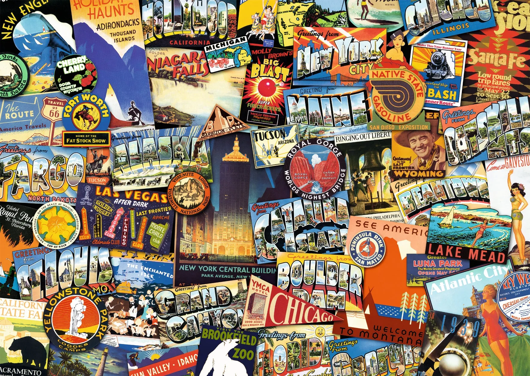 Road Trip USA - 1000pc Puzzle