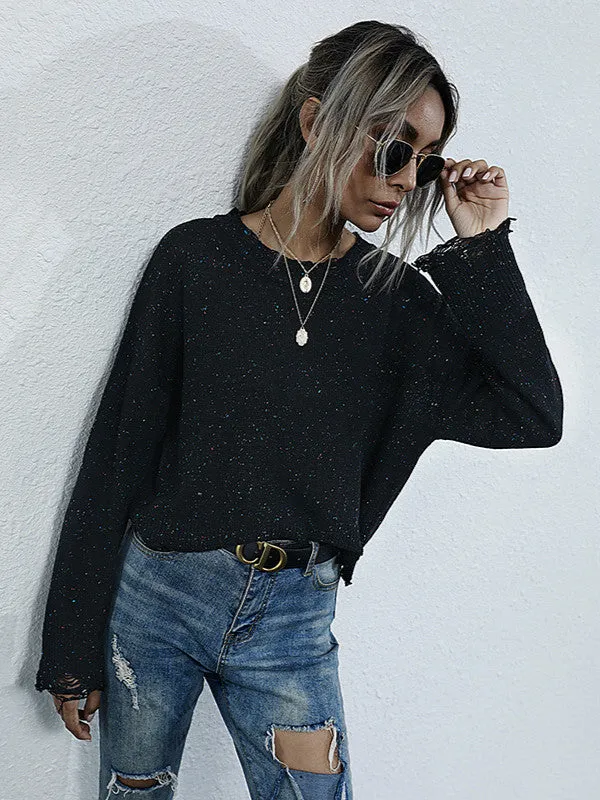 Round Neck Pullover Sweater