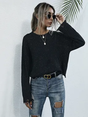 Round Neck Pullover Sweater