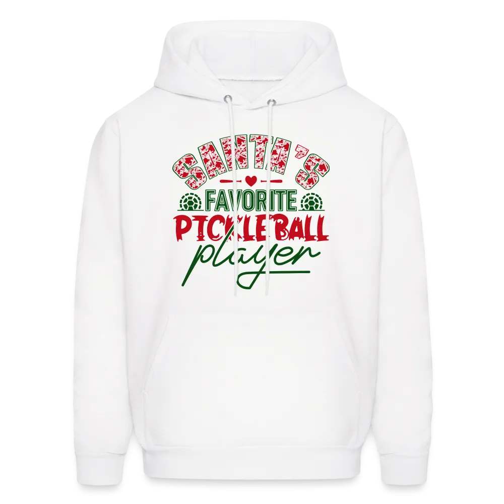 Santa's Favorite Pickleball Player Hoodie