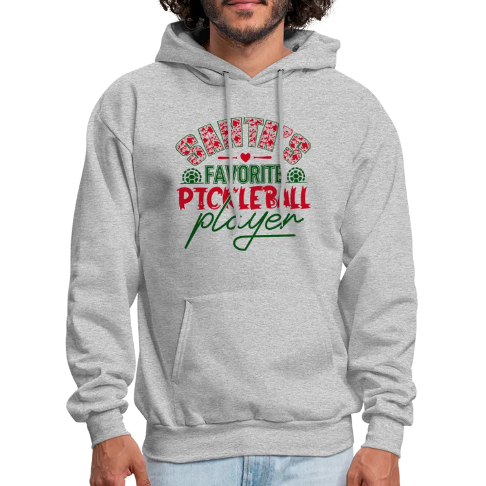 Santa's Favorite Pickleball Player Hoodie