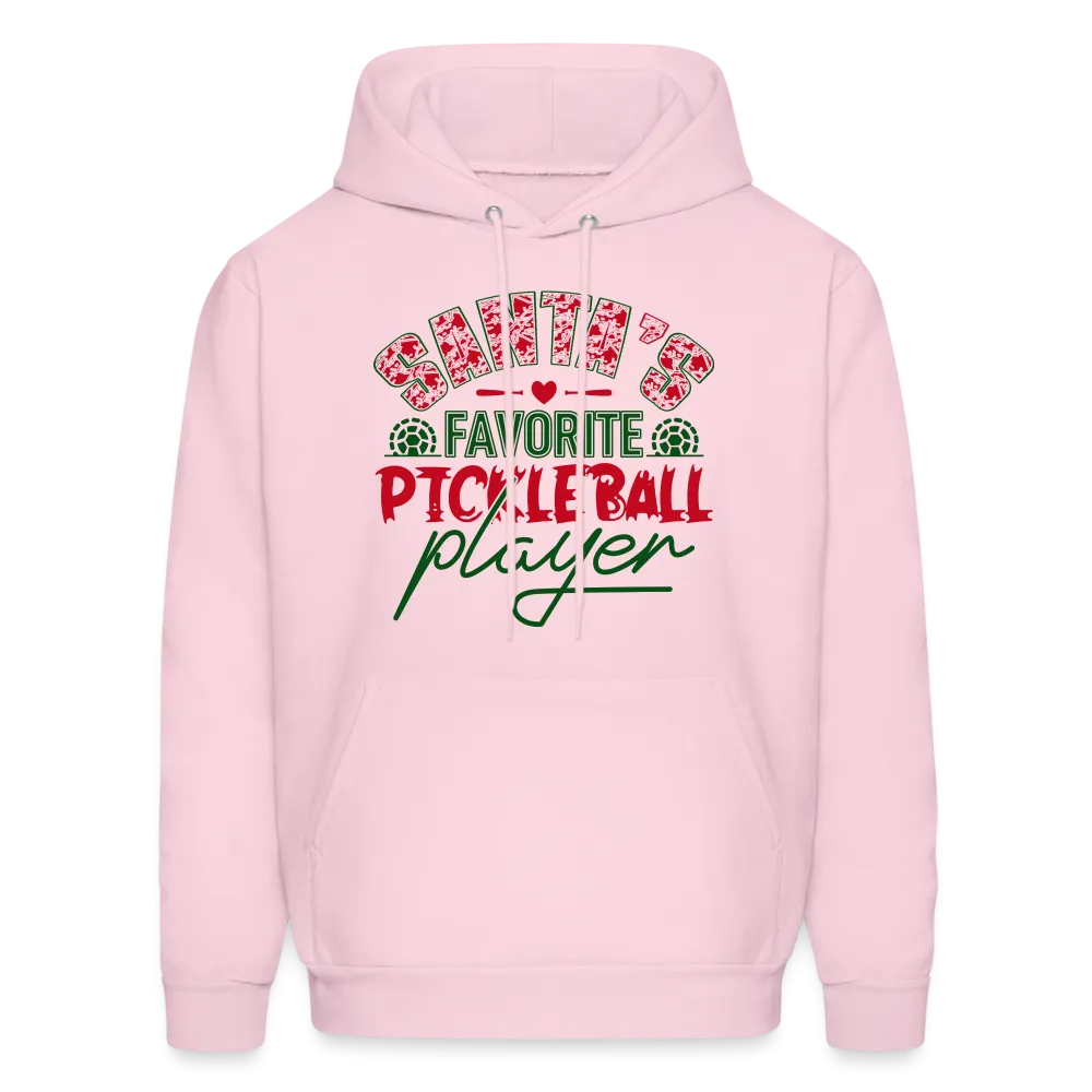 Santa's Favorite Pickleball Player Hoodie