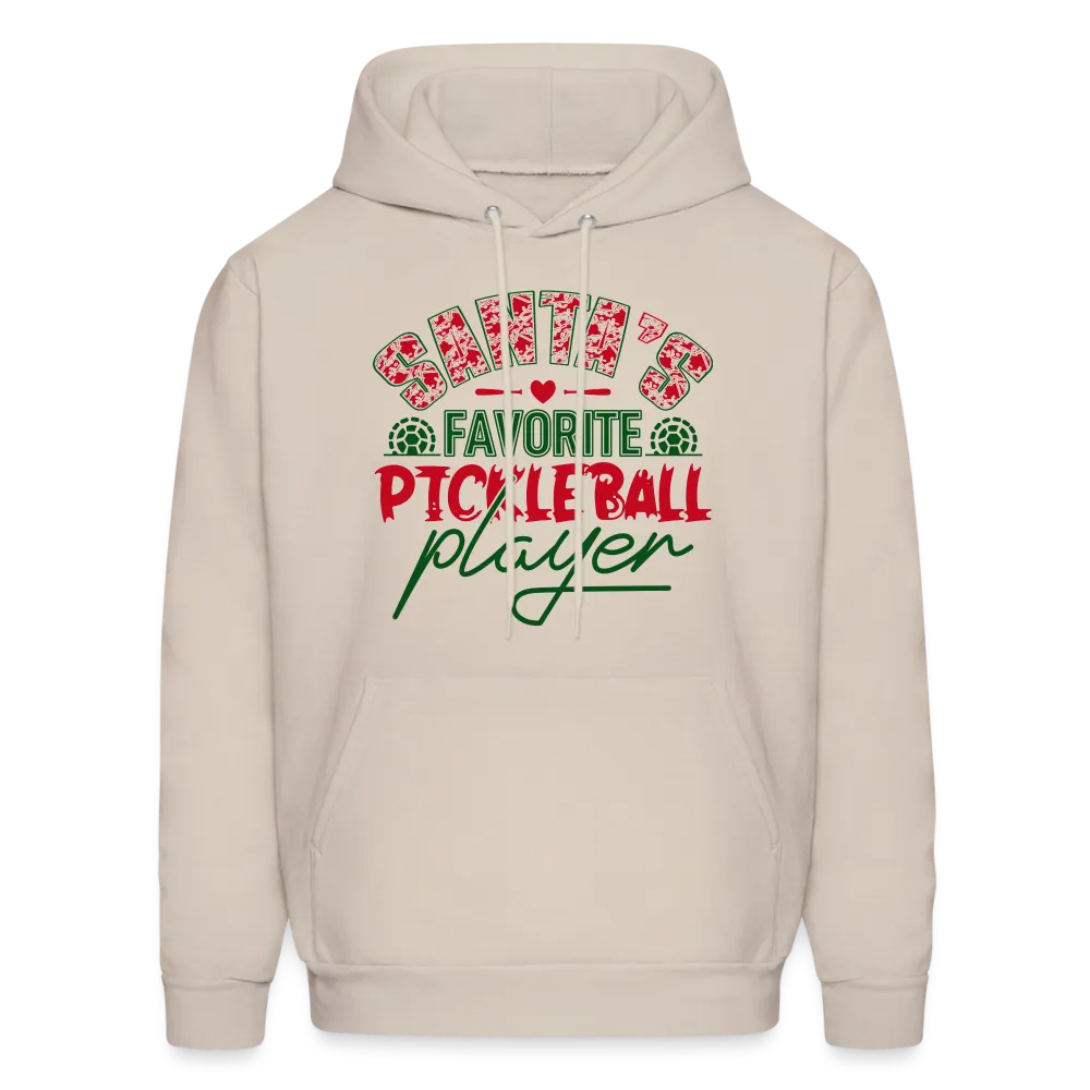 Santa's Favorite Pickleball Player Hoodie