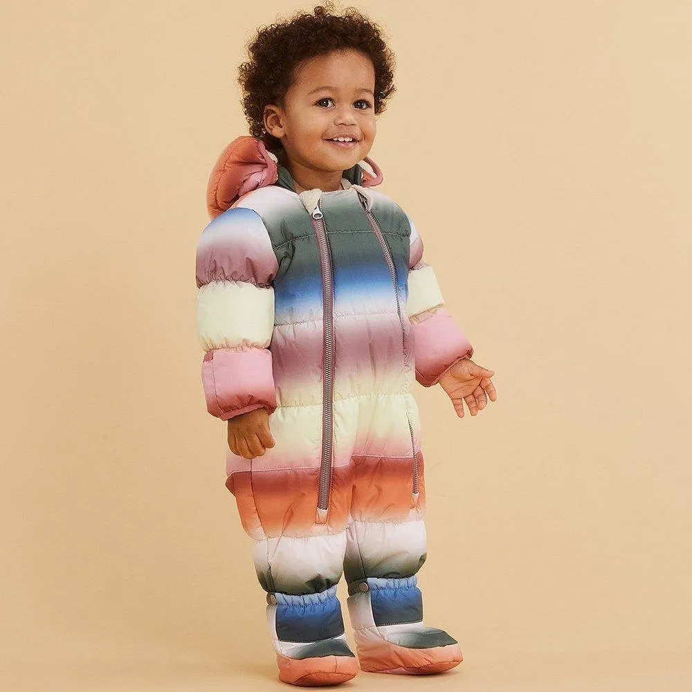 Snowsuit | Hebe Baby in Misty Rainbow | Molo