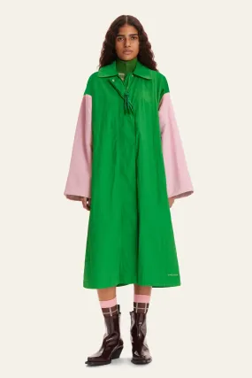 Stine Goya- Namei Jacket: Shamrock Green/Pastel Lavender