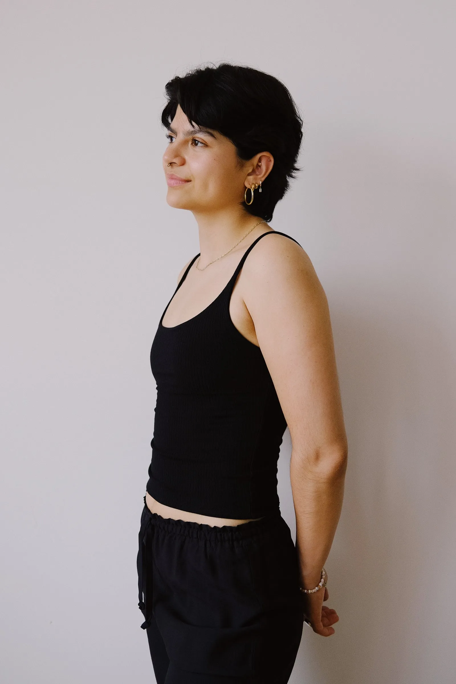 strap top - ada - black