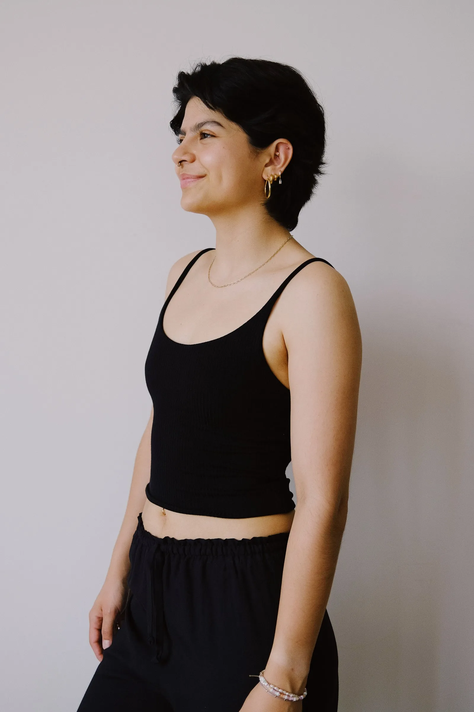 strap top - ada - black