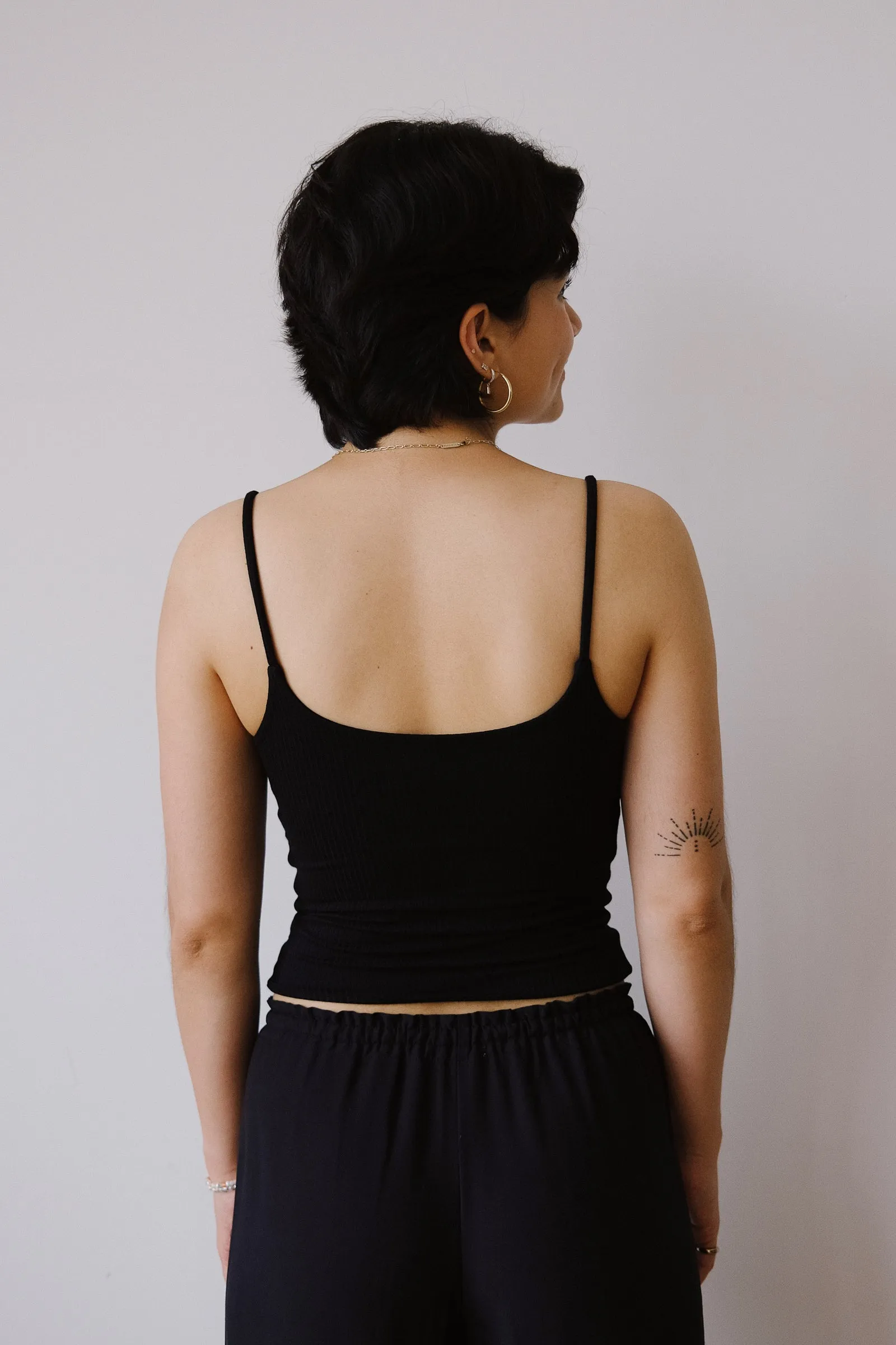 strap top - ada - black