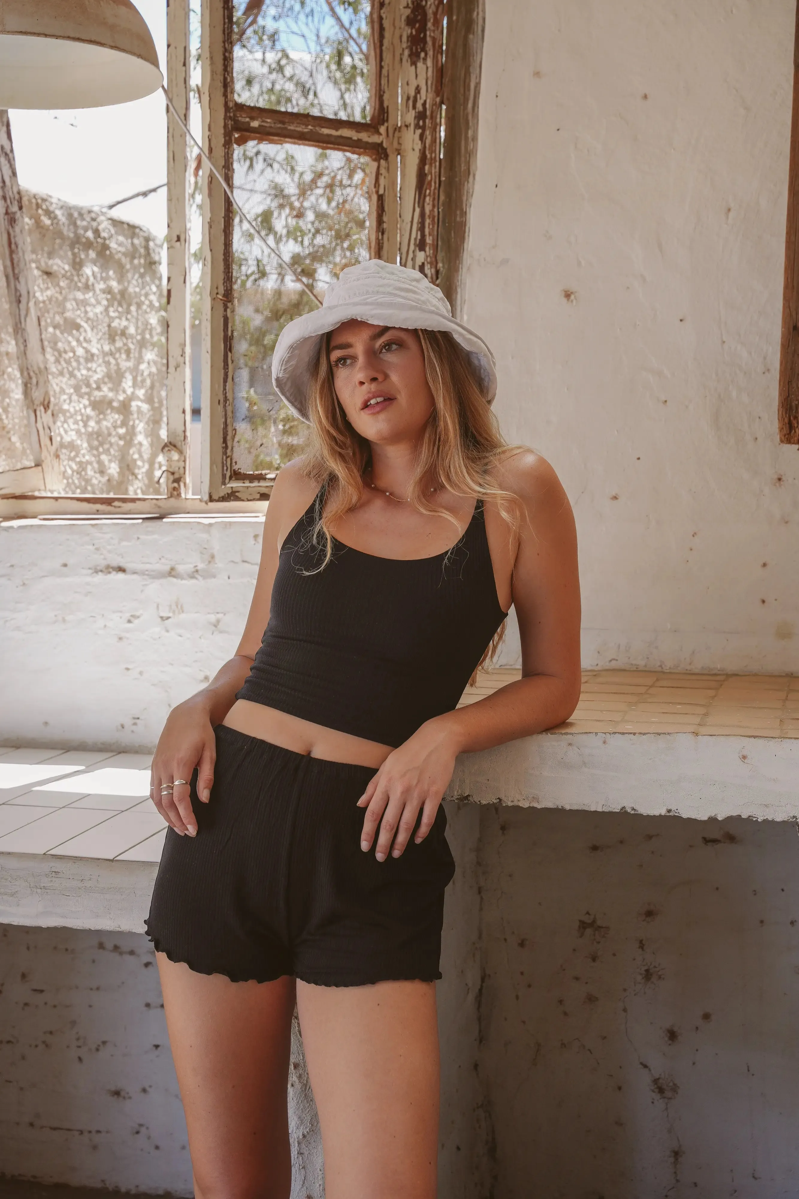 strap top - ada - black