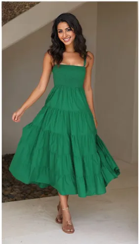 Tzor Dress: Green