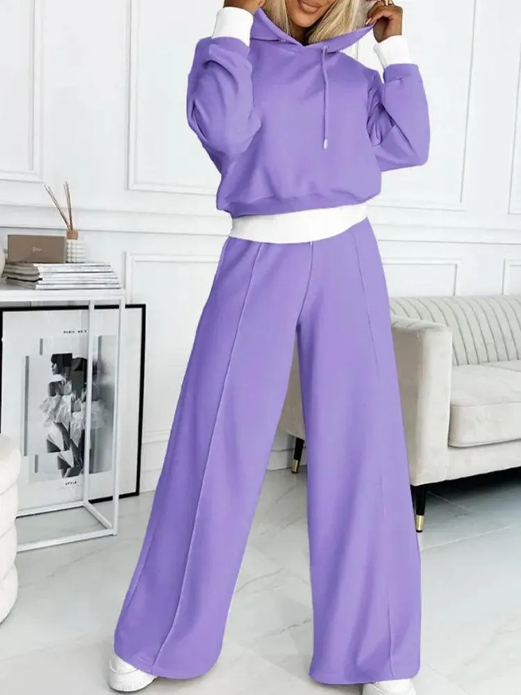 Women's Soft Two-Piece Hooded Activewear Set