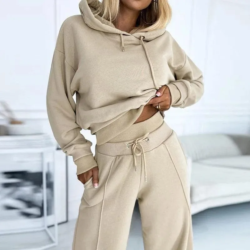 Women's Soft Two-Piece Hooded Activewear Set