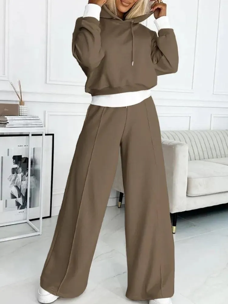 Women's Soft Two-Piece Hooded Activewear Set